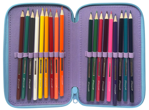 Astuccio 3 Zip Scuola Gabby's Dollhouse Multiscomparto Portacolori Giotto - 1004e4229
