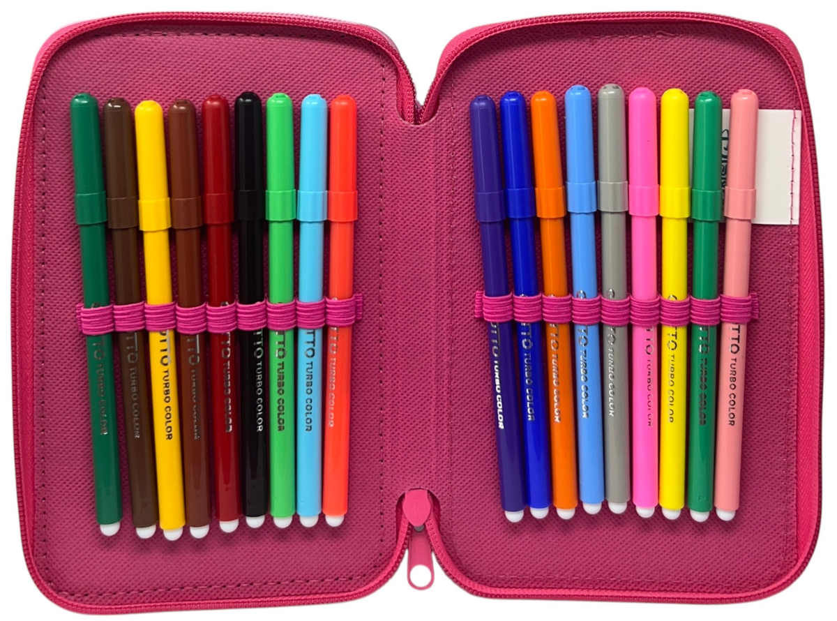 Astuccio 3 Zip Scuola Marie gli Aristogatti DISNEY Multiscomparto Portacolori Giotto - 564802