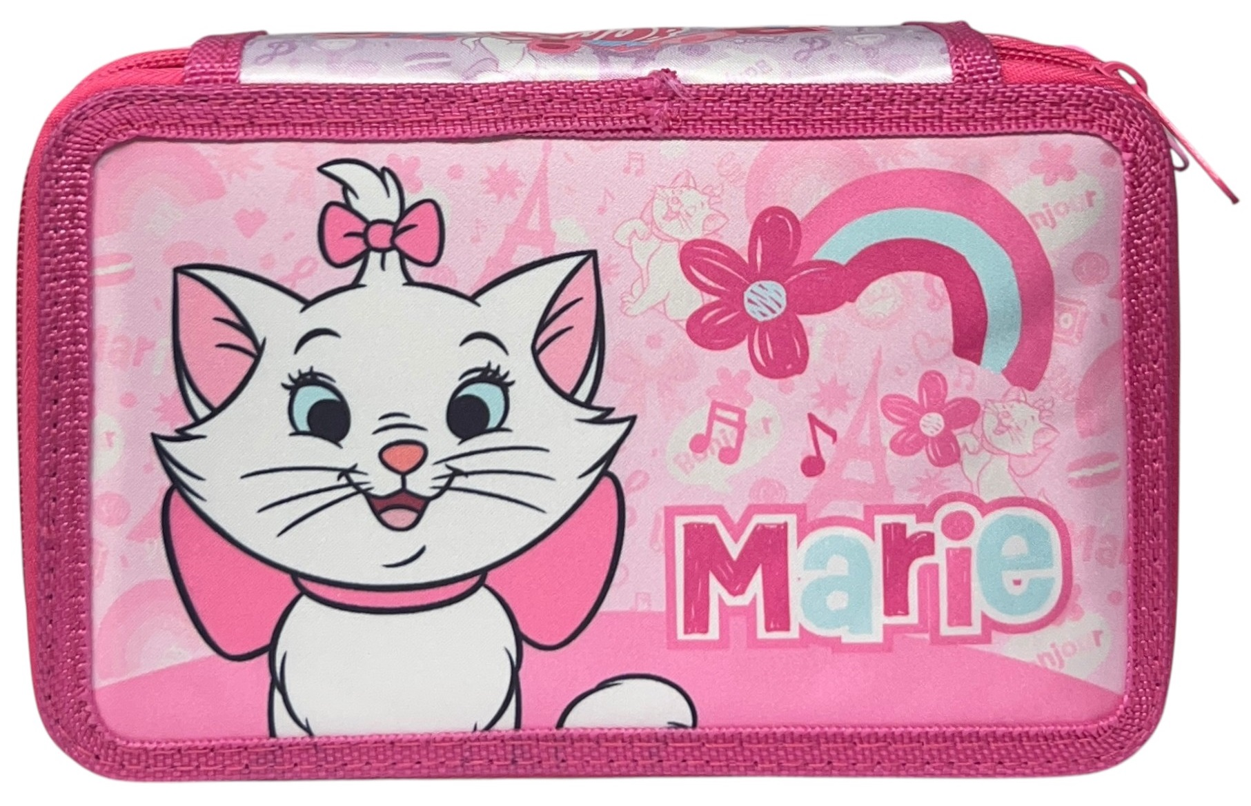 Astuccio 3 Zip Scuola Marie gli Aristogatti DISNEY Multiscomparto Portacolori Giotto - 564802