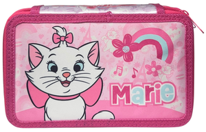 Astuccio 3 Zip Scuola Marie gli Aristogatti DISNEY Multiscomparto Portacolori Giotto - 564802