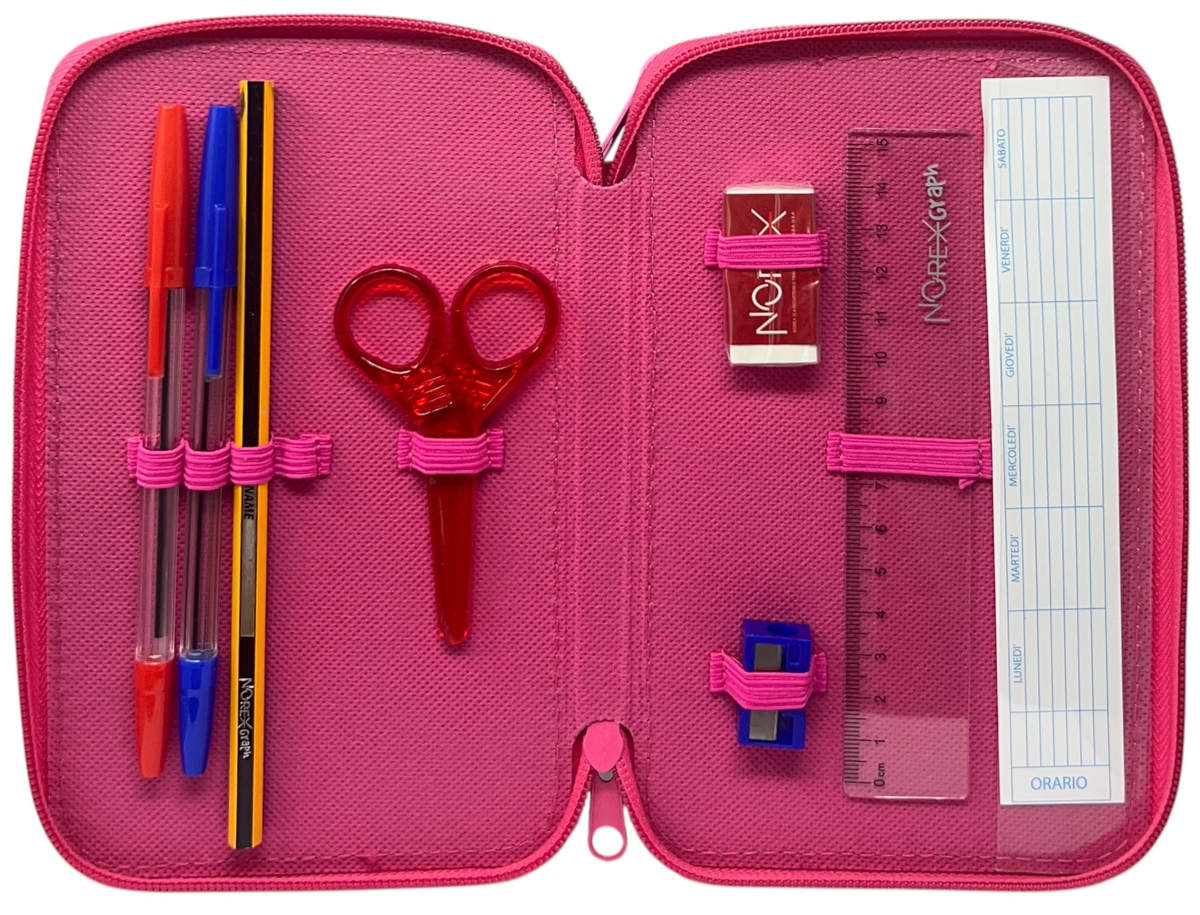 Astuccio 3 Zip Scuola Marie gli Aristogatti DISNEY Multiscomparto Portacolori Giotto - 564802
