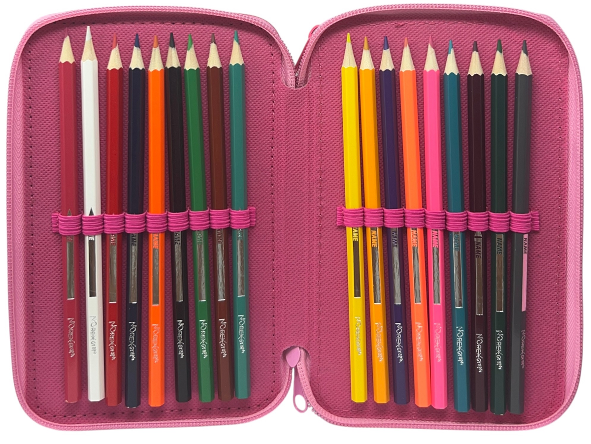Astuccio 3 Zip Scuola Marie gli Aristogatti DISNEY Multiscomparto Portacolori Giotto - 564802