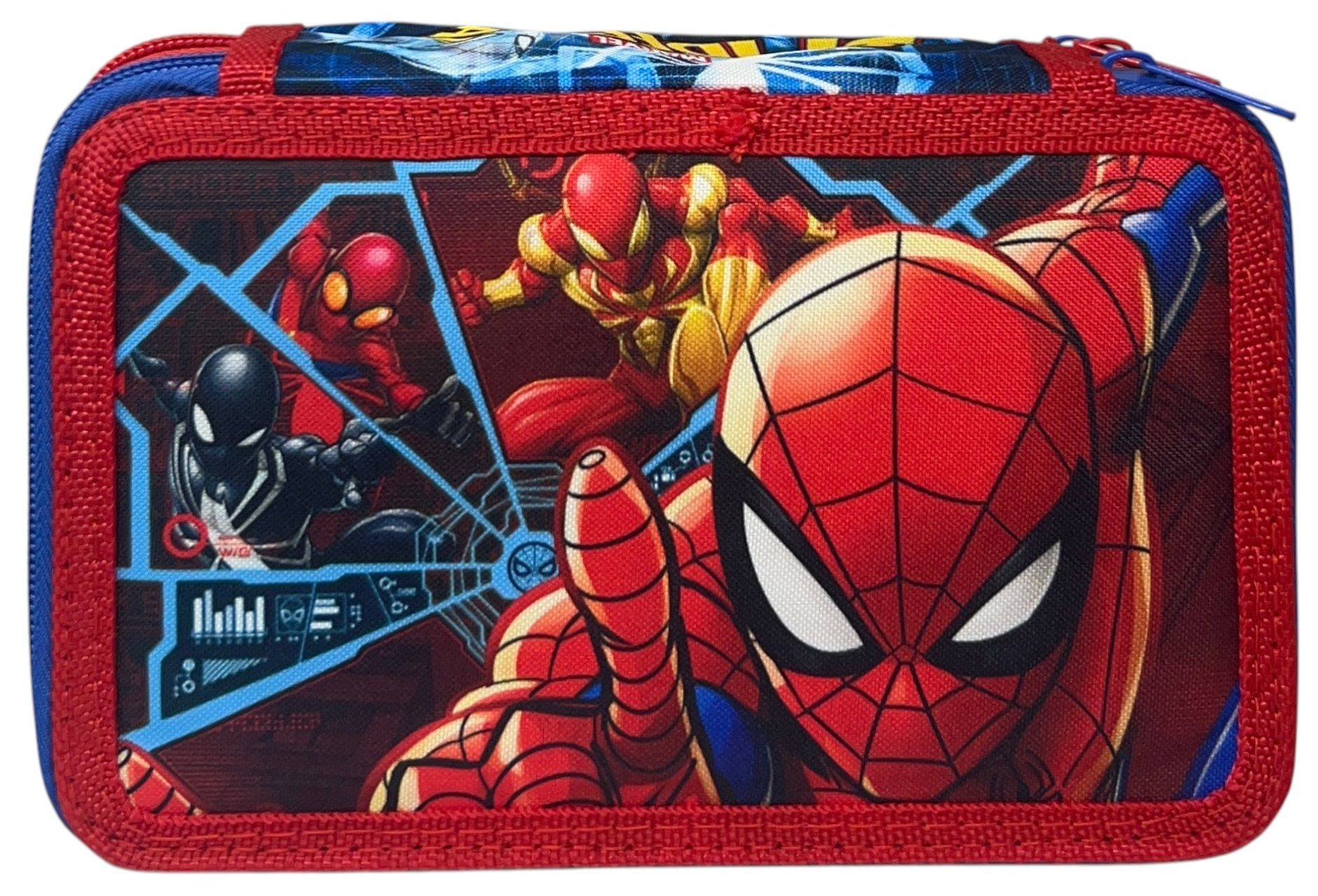Astuccio 3 Zip Scuola Spiderman MARVEL Multiscomparto Portacolori Giotto - 508509