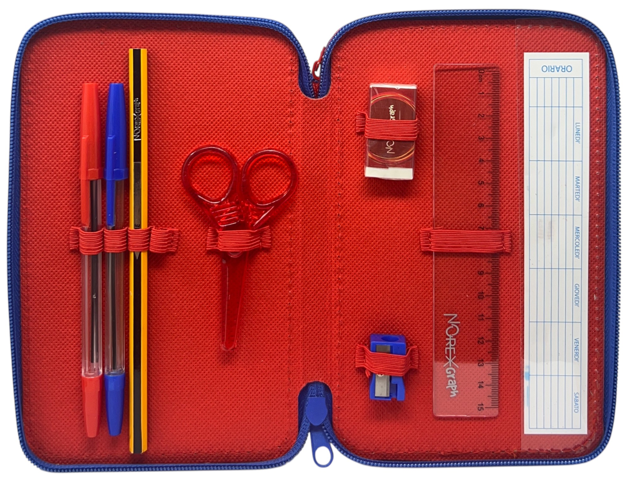 Astuccio 3 Zip Scuola Spiderman MARVEL Multiscomparto Portacolori Giotto - 508509