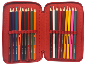 Astuccio 3 Zip Scuola Spiderman MARVEL Multiscomparto Portacolori Giotto - 508509