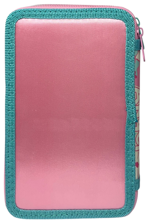 Astuccio 3 Zip Scuola Stitch e Angel DISNEY Multiscomparto Portacolori Giotto - 564801