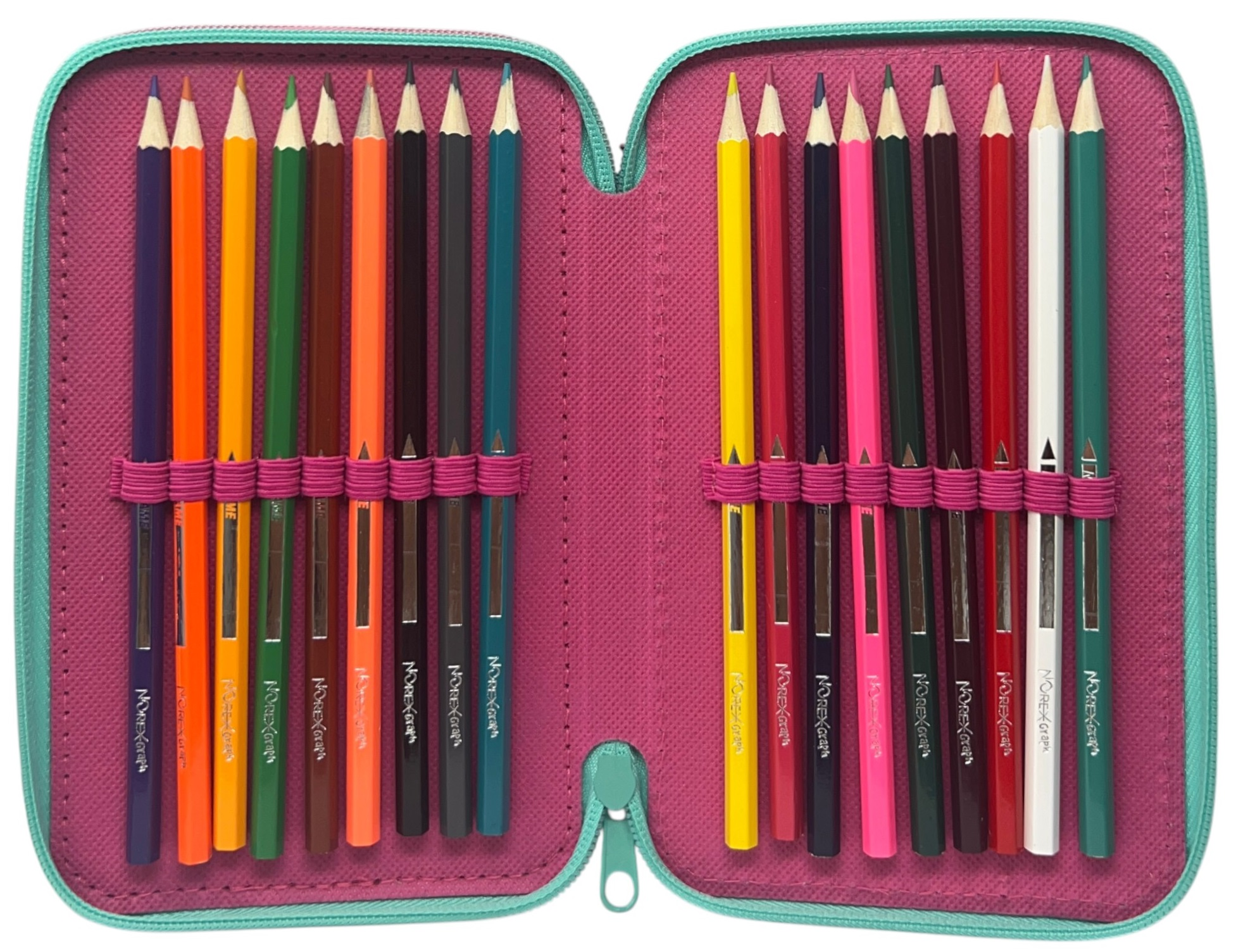 Astuccio 3 Zip Scuola Stitch e Angel DISNEY Multiscomparto Portacolori Giotto - 564801