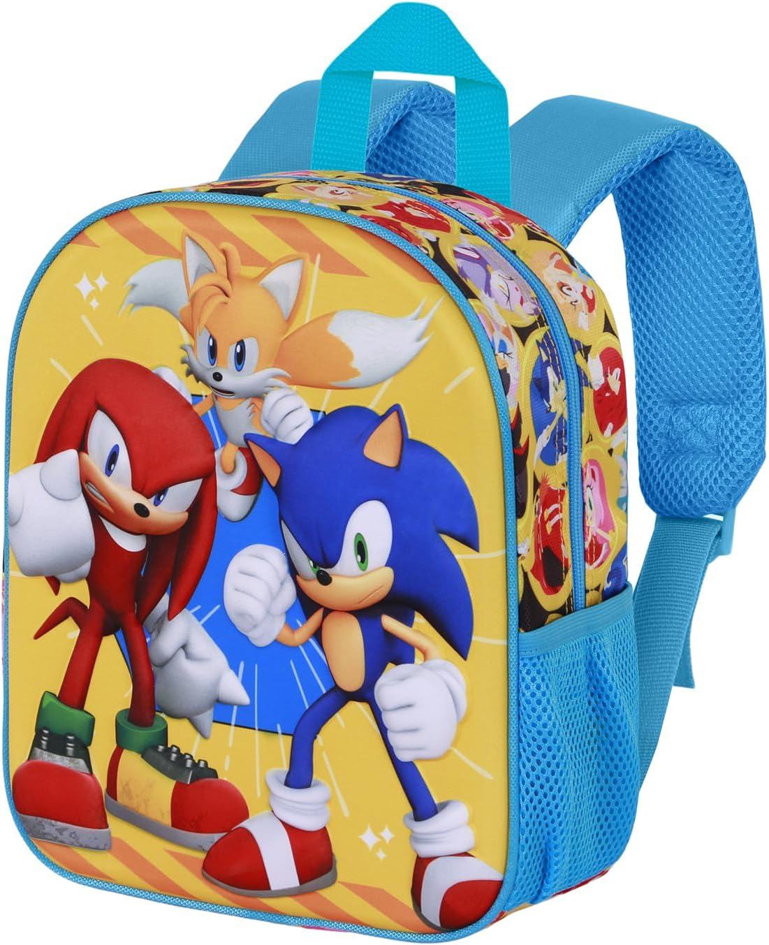 Zaino Asilo 3d Sonic the Hedgehog Borsa 31 CM per Scuola Materna O Tempo Libero - 07672