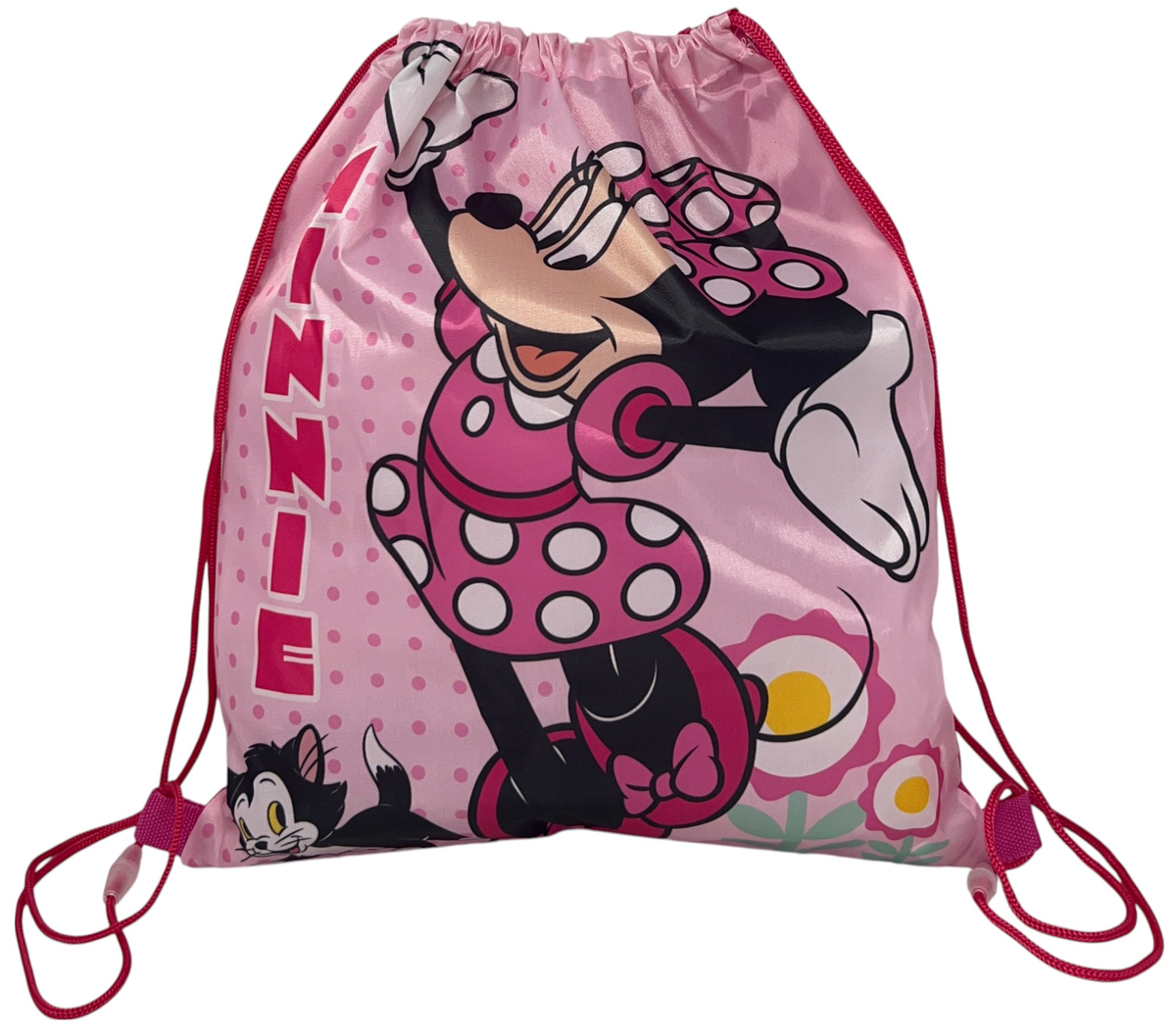 Sacca Minnie Figaro DISNEY Borsa Sportiva Tempo Libero con Chiusura a Coulisse 40x35 CM -  Min36-0786