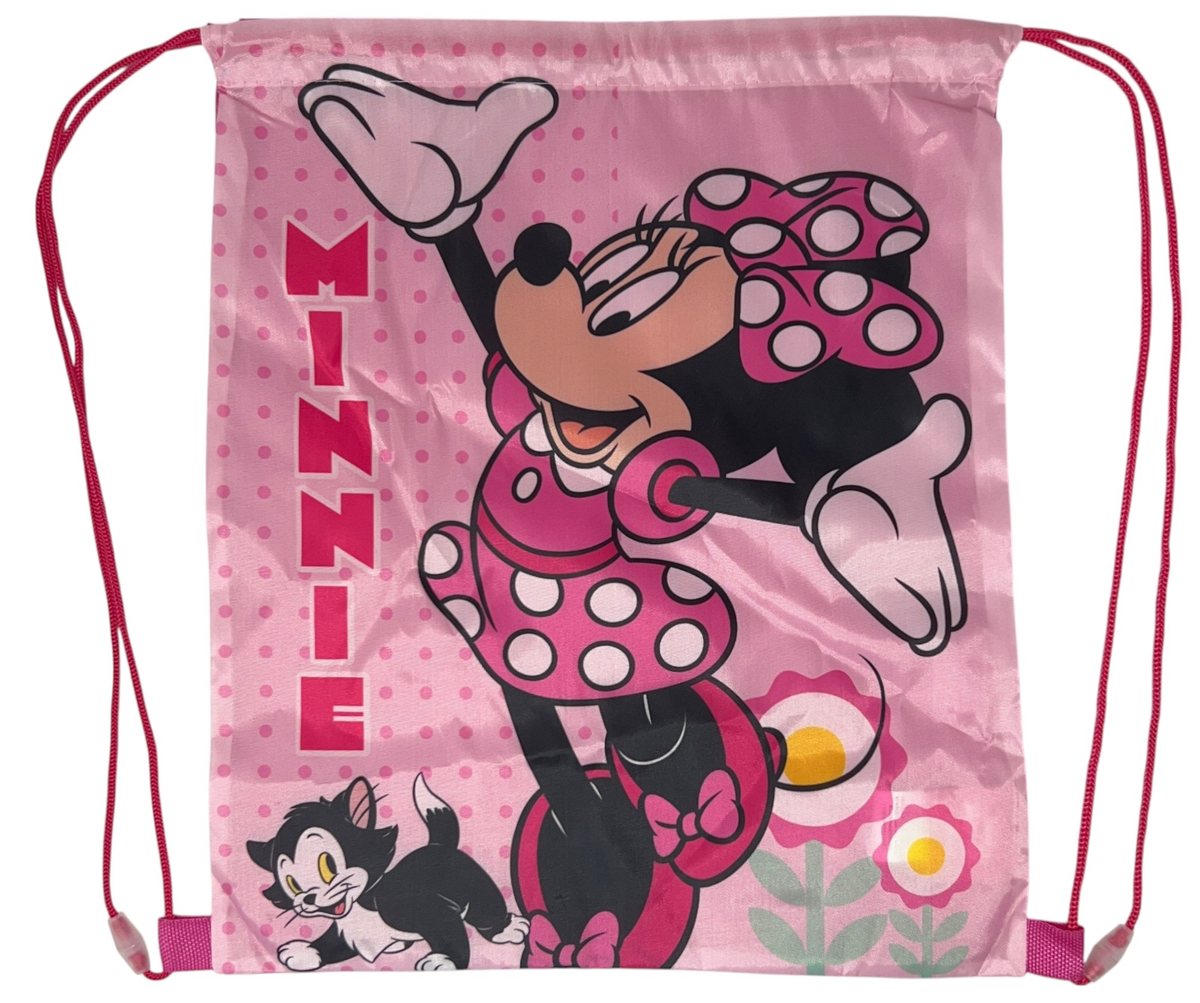 Sacca Minnie Figaro DISNEY Borsa Sportiva Tempo Libero con Chiusura a Coulisse 40x35 CM -  Min36-0786