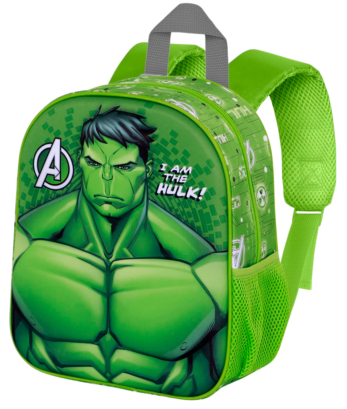 Zaino Asilo 3d Hulk Avengers MARVEL Borsa 31 CM per Scuola Materna O Tempo Libero - 08188