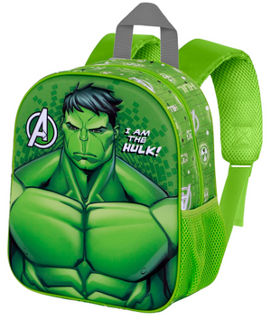 Zaino Asilo 3d Hulk Avengers MARVEL Borsa 31 CM per Scuola Materna O Tempo Libero - 08188