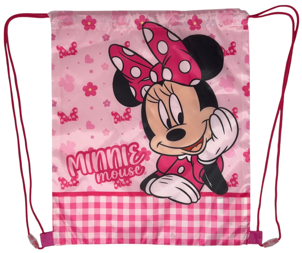 Sacca Minnie DISNEY Borsa Sportiva Tempo Libero con Chiusura a Coulisse 40x35 CM -  Min36-0787