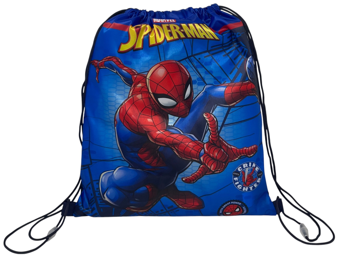 Sacca Spiderman MARVEL Borsa Sportiva Tempo Libero con Chiusura a Coulisse 40x35 CM -  Spi36-0779