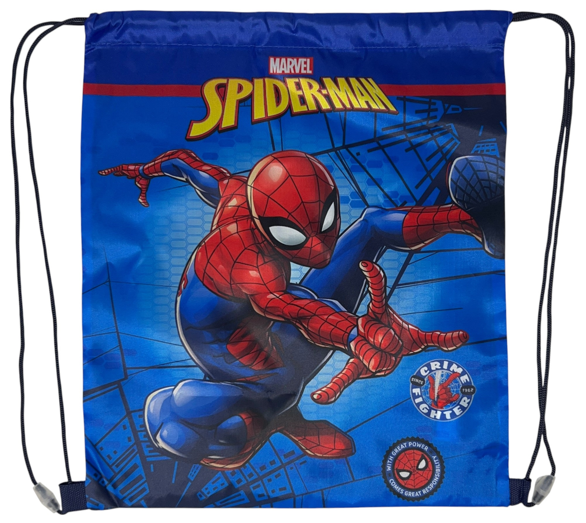 Sacca Spiderman MARVEL Borsa Sportiva Tempo Libero con Chiusura a Coulisse 40x35 CM -  Spi36-0779