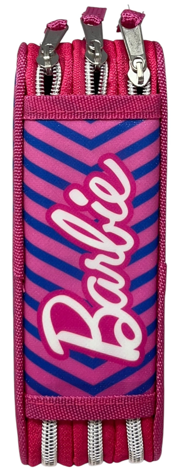 Astuccio Scuola Barbie Multiscomparto 3 Zip Penna Papermate Pennarelli Giotto - 690709