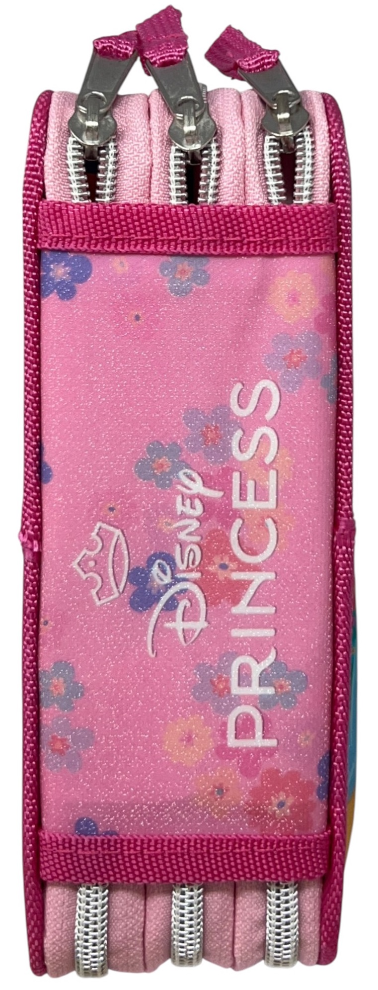 Astuccio Scuola Principesse DISNEY Multiscomparto 3 Zip Penna Papermate Pennarelli Giotto - Pr1192