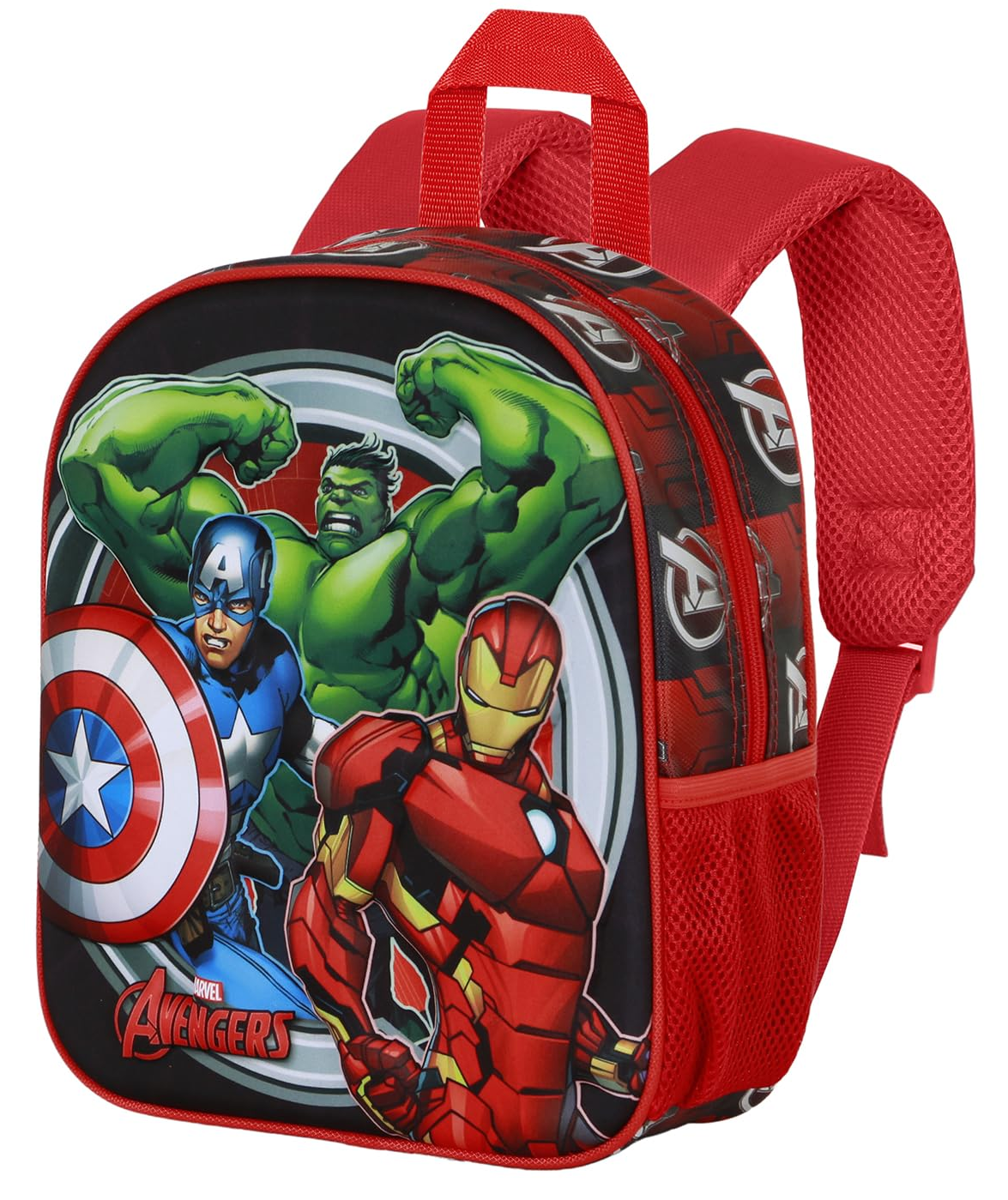 Zaino Asilo 3d Avengers MARVEL Borsa 31 CM per Scuola Materna O Tempo Libero - 08181