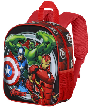 Zaino Asilo 3d Avengers MARVEL Borsa 31 CM per Scuola Materna O Tempo Libero - 08181