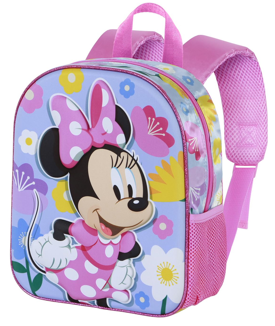 Zaino Asilo 3d Minnie Mouse DISNEY Borsa 31 CM per Scuola Materna O Tempo Libero - 07654