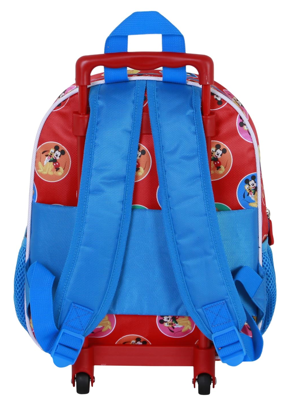 Zaino Asilo Trolley 3d Topolino e Pluto DISNEY Zainetto 34 CM con Carrello per Scuola Materna - 08449