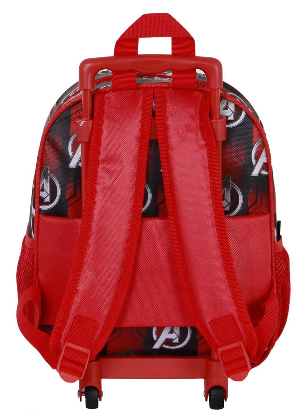 Zaino Asilo Trolley 3d Avengers MARVEL Zainetto 34 CM con Carrello per Scuola Materna - 08452