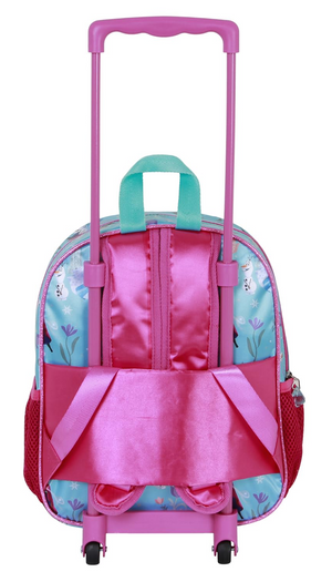 Zaino Asilo Trolley 3d Frozen DISNEY Zainetto 34 CM con Carrello per Scuola Materna - 08490