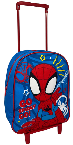Zaino Asilo Trolley Spidey MARVEL Borsa per Scuola Materna Tempo Libero - 508515
