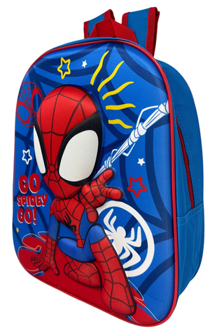 Zaino Asilo 3d Spidey MARVEL Immagine a Rilievo Borsa Scuola Tempo Libero - 508578