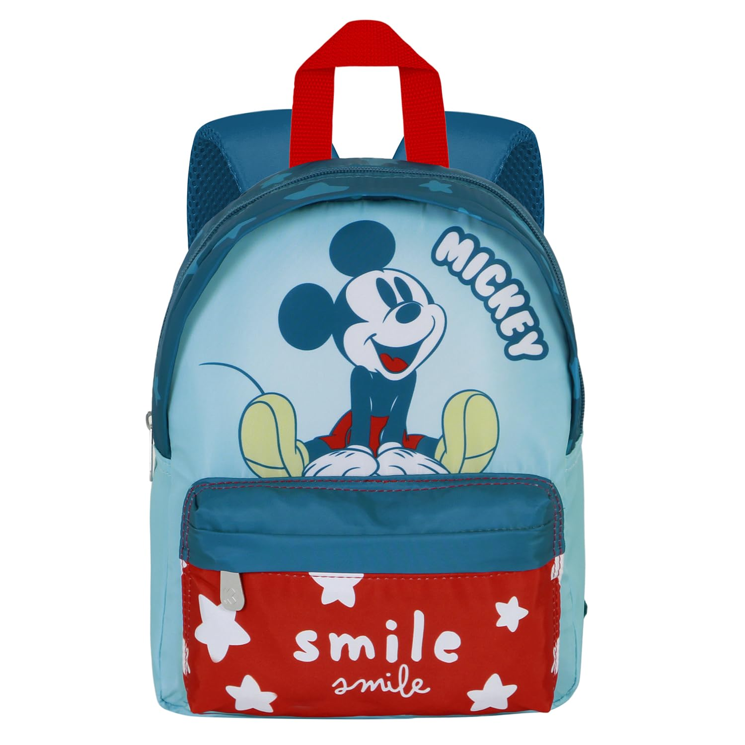 Zainetto Prescolare Topolino DISNEY Borsa 27 CM per Asilo Nido con Tasca Frontale - 08304