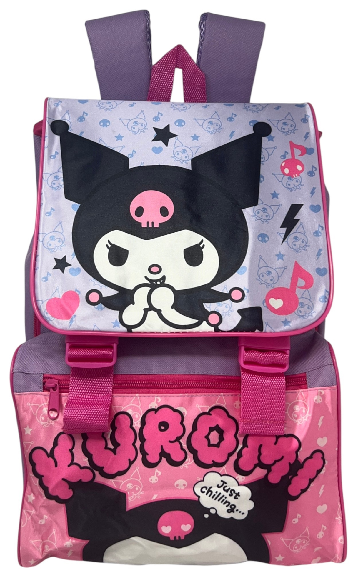 Zaino Estensibile Ergonomico Kuromi 42 Cm. Borsa Scuola Primaria - 111134251