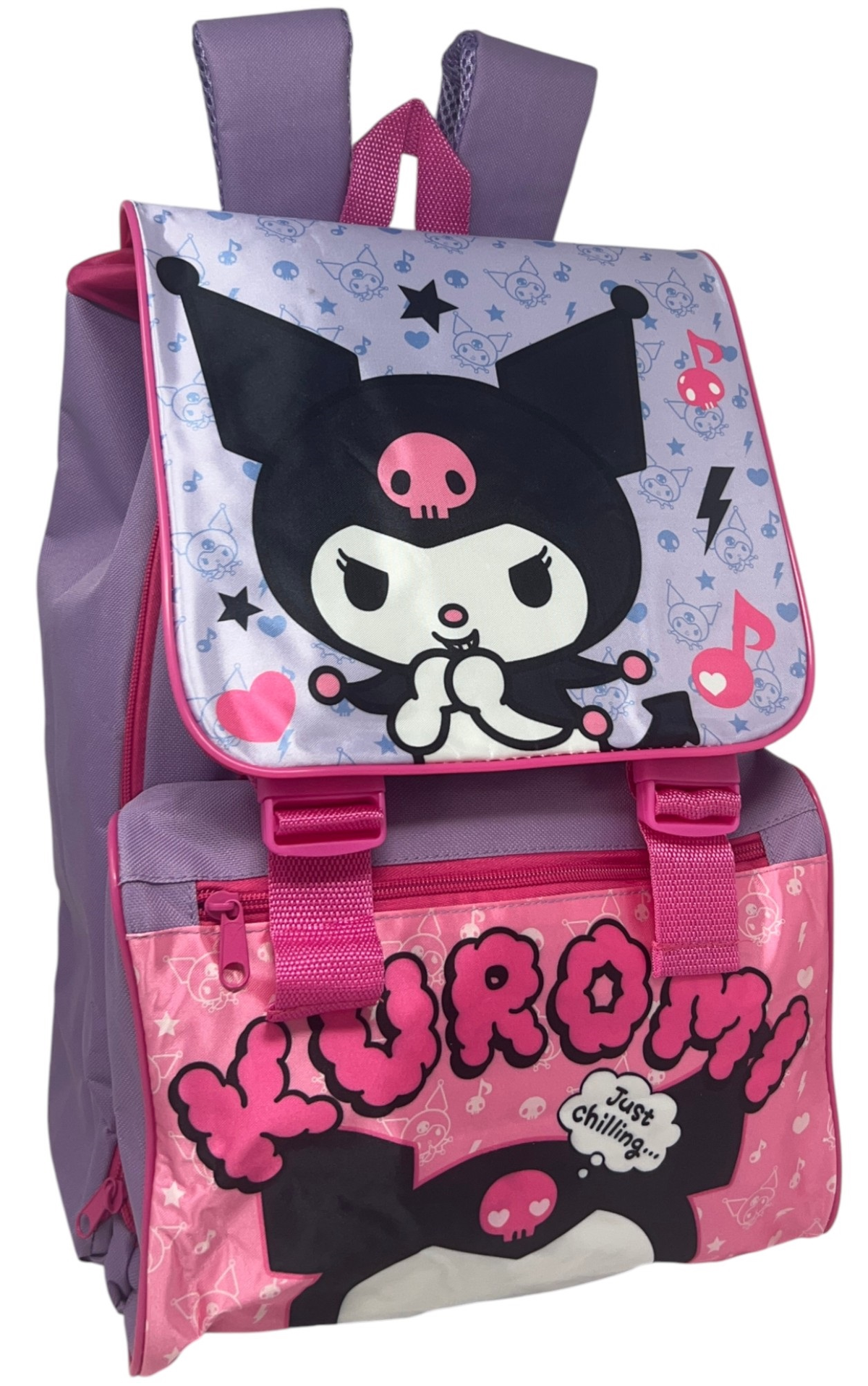 Zaino Estensibile Ergonomico Kuromi 42 Cm. Borsa Scuola Primaria - 111134251