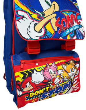 Zaino Estensibile Ergonomico Sonic 42 Cm. Borsa Scuola Primaria - 111134236