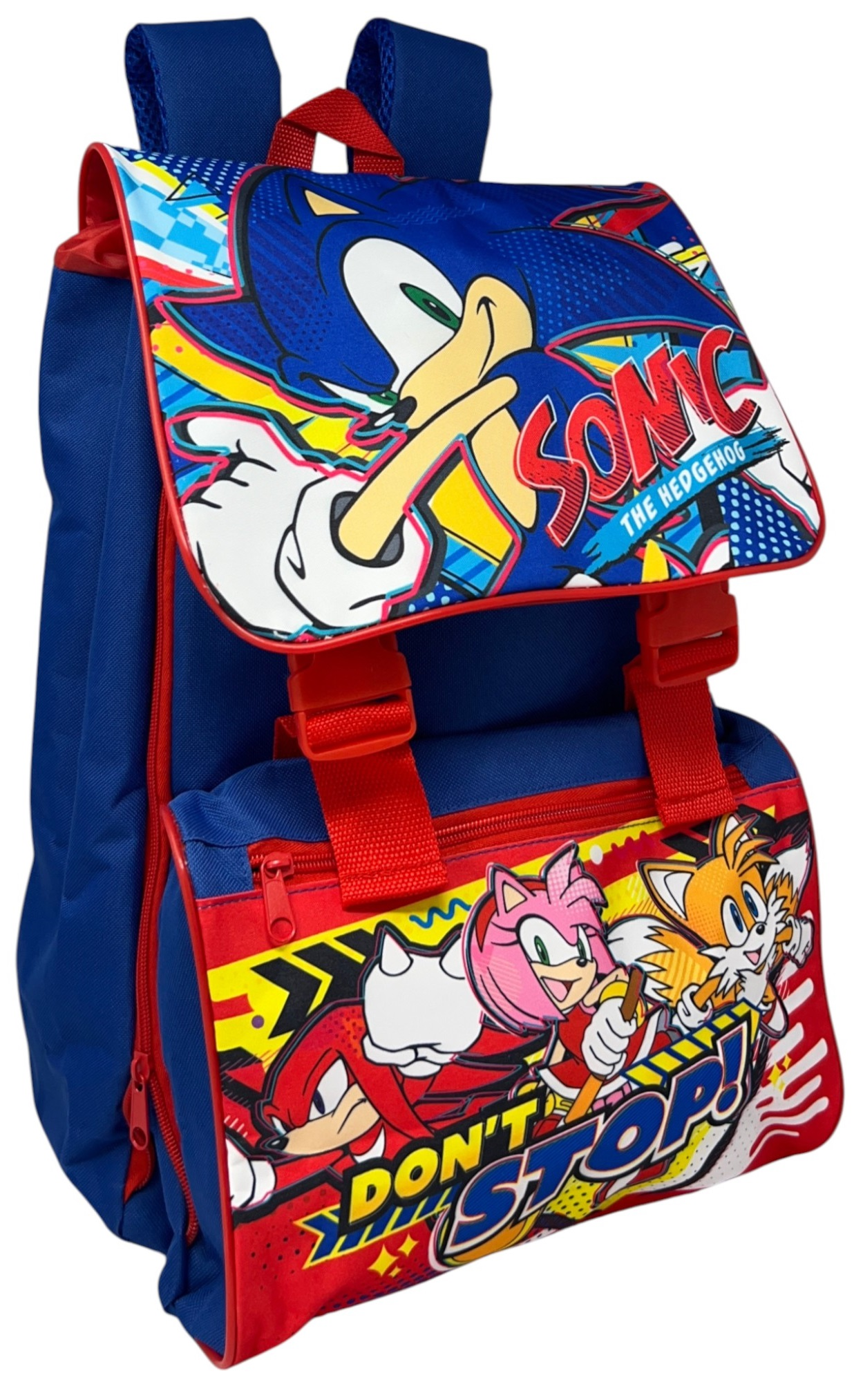 Zaino Estensibile Ergonomico Sonic 42 Cm. Borsa Scuola Primaria - 111134236