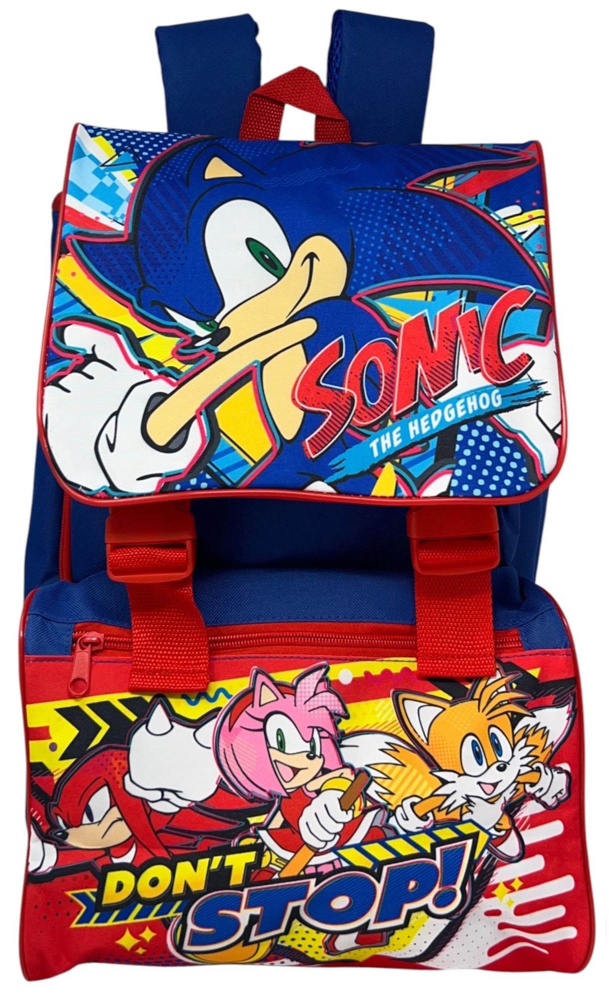 Zaino Estensibile Ergonomico Sonic 42 Cm. Borsa Scuola Primaria - 111134236
