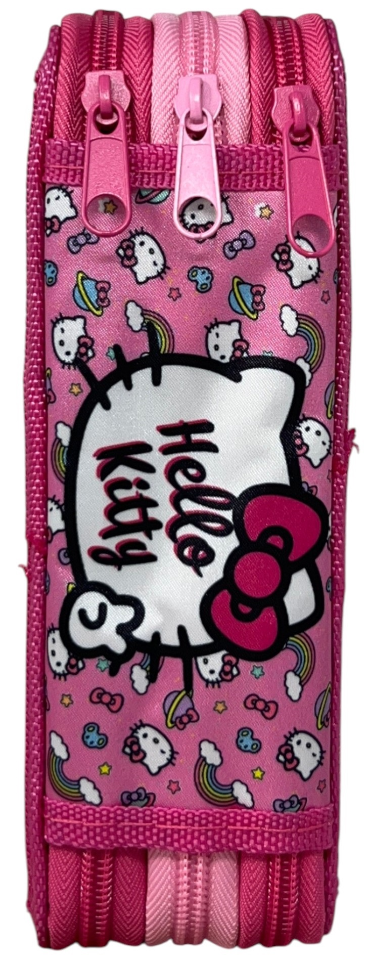 Astuccio 3 Zip Scuola Hello Kitty Multiscomparto Portacolori Giotto - 1004e4230