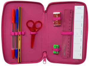 Astuccio 3 Zip Scuola Hello Kitty Multiscomparto Portacolori Giotto - 1004e4230