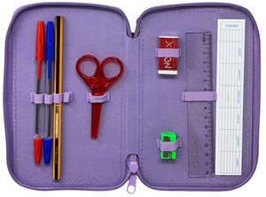 Astuccio 3 Zip Scuola Kuromi Multiscomparto Portacolori Giotto - 1004e4251