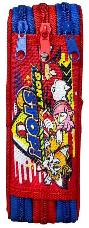 Astuccio 3 Zip Scuola Sonic Multiscomparto Portacolori Giotto - 1004e4236