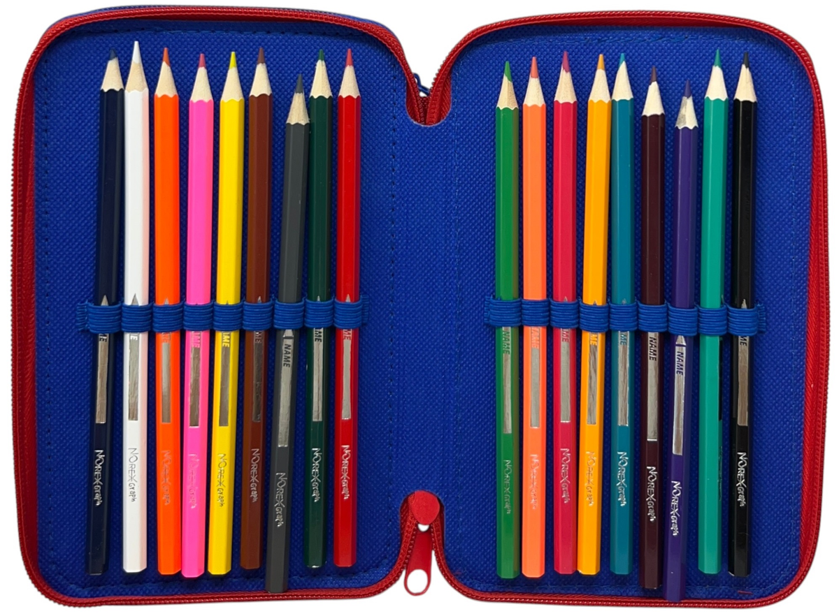 Astuccio 3 Zip Scuola Sonic Multiscomparto Portacolori Giotto - 1004e4236