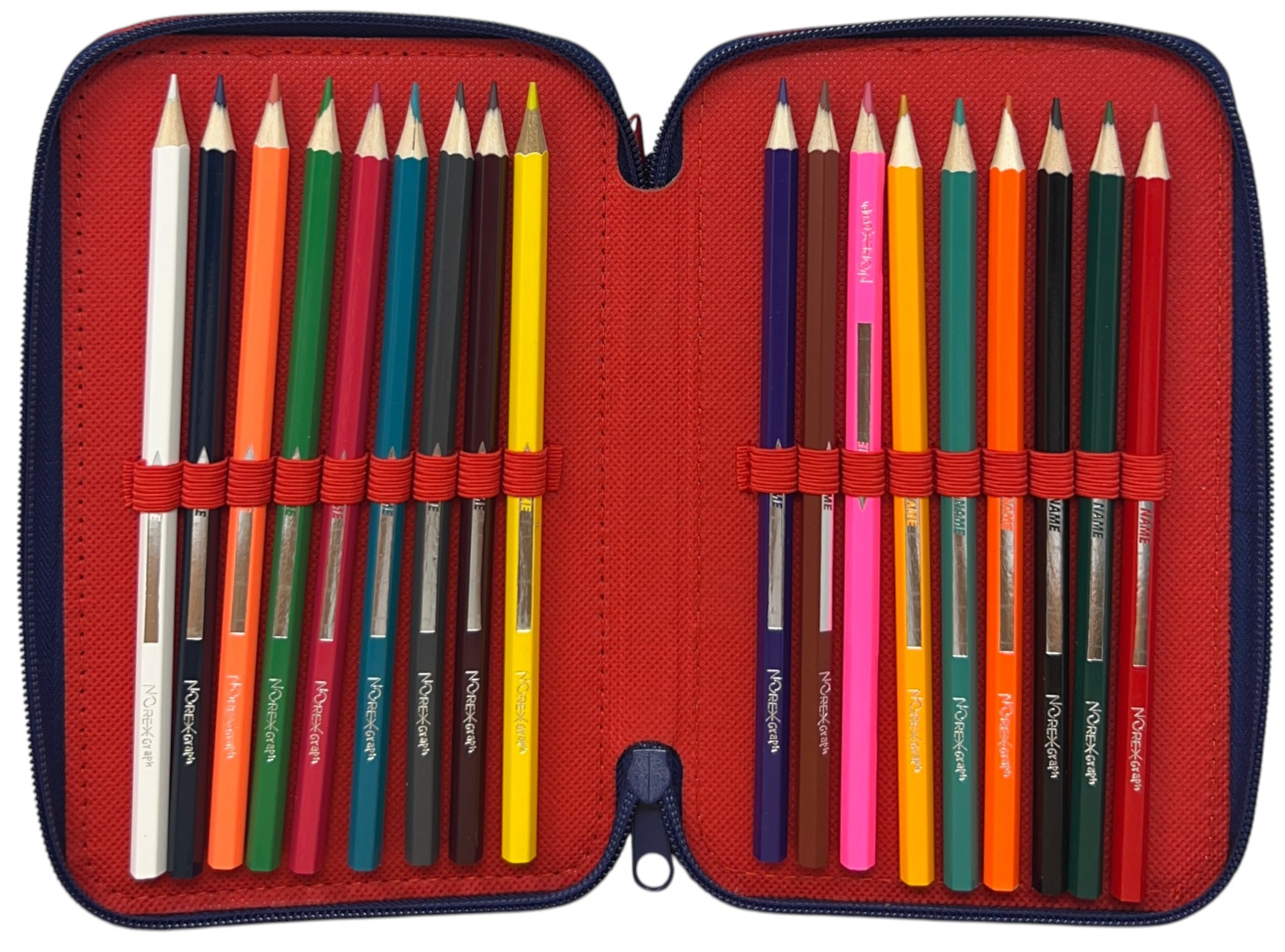 Astuccio Multiscomparto Spiderman MARVEL 3 Zip per la Scuola Portacolori Giotto - 000508613