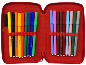Astuccio Multiscomparto Spiderman MARVEL 3 Zip per la Scuola Portacolori Giotto - 000508613
