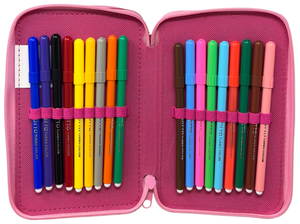 Astuccio Multiscomparto Minnie DISNEY 3 Zip per la Scuola Portacolori Giotto - 000565225
