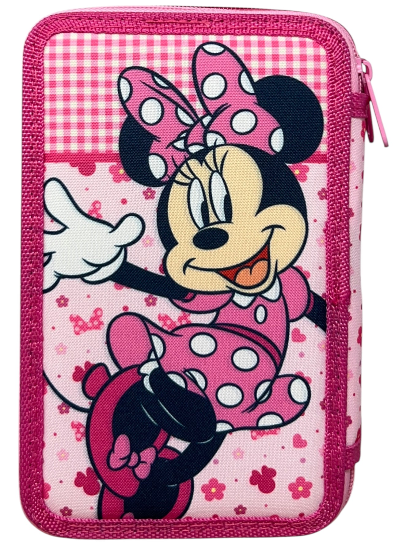 Astuccio Multiscomparto Minnie DISNEY 3 Zip per la Scuola Portacolori Giotto - 000565225