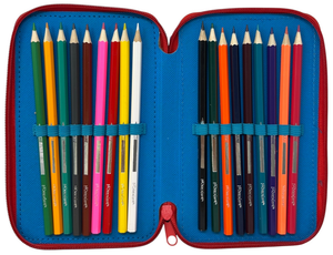 Astuccio 3 Zip Scuola Spidey MARVEL Multiscomparto Portacolori Giotto - 508575