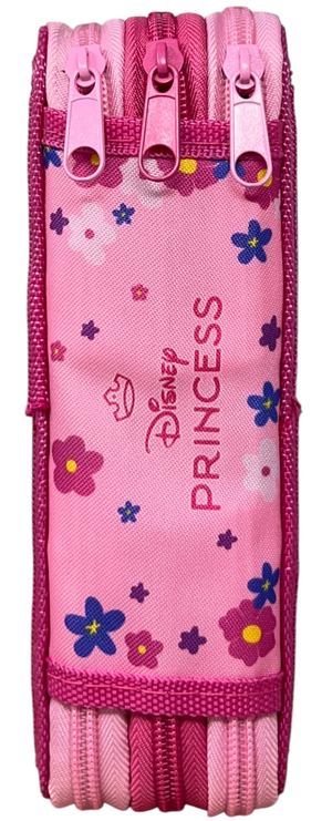 Astuccio Multiscomparto Principesse DISNEY 3 Zip per la Scuola Portacolori Giotto - 000565227