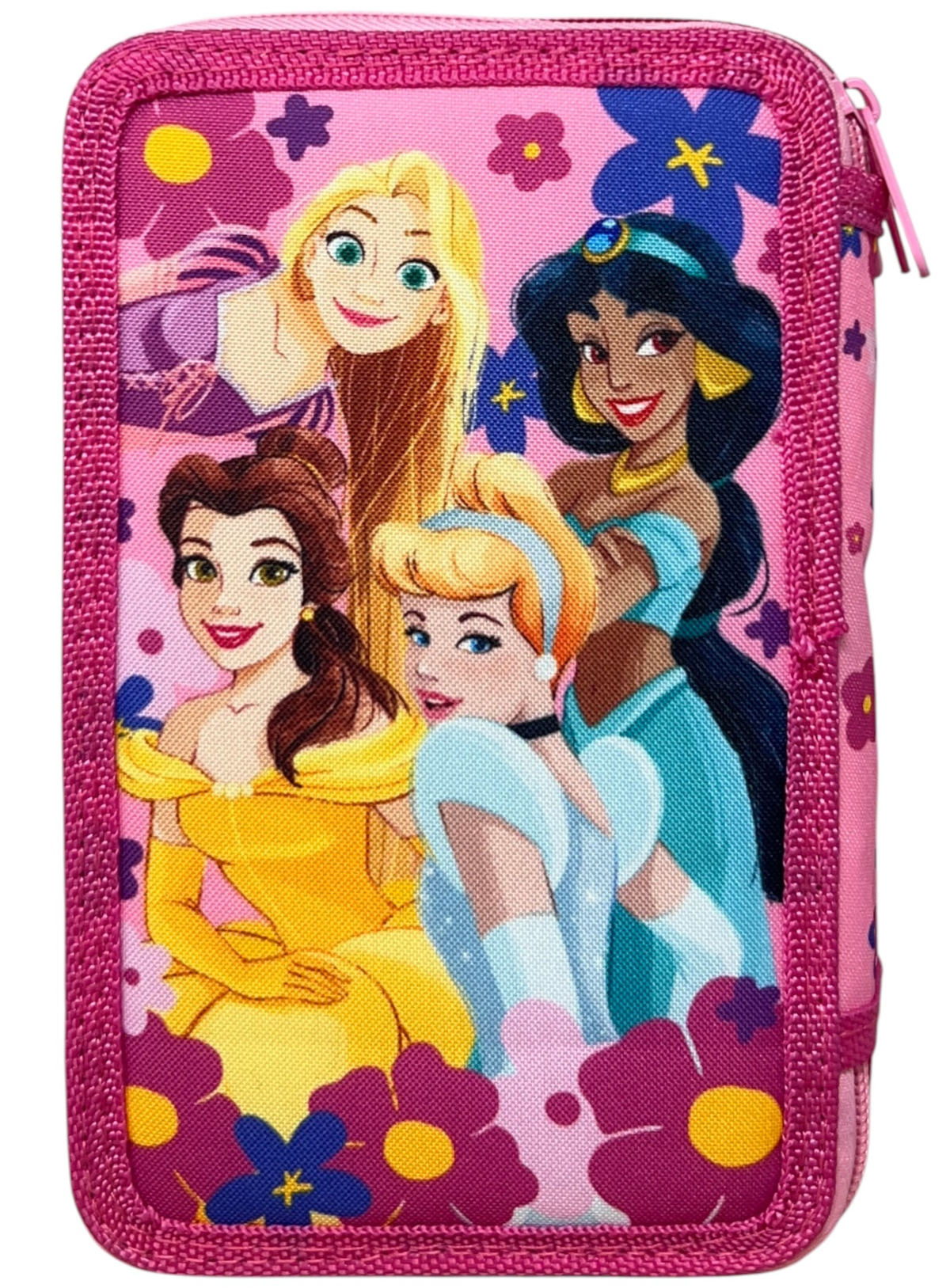 Astuccio Multiscomparto Principesse DISNEY 3 Zip per la Scuola Portacolori Giotto - 000565227