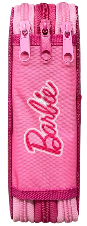 Astuccio Multiscomparto Barbie Mattel 3 Zip per la Scuola Portacolori Giotto - Bar36-5415