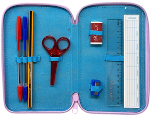 Astuccio Multiscomparto Frozen DISNEY 3 Zip per la Scuola Portacolori Giotto - 000565226