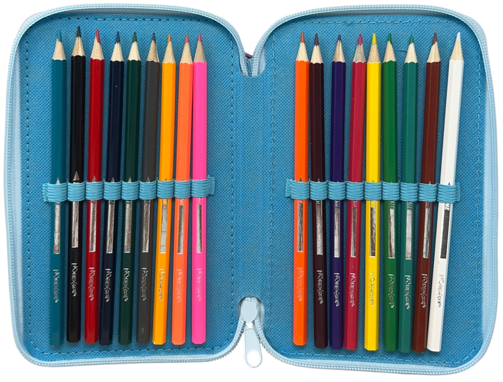 Astuccio Multiscomparto Frozen DISNEY 3 Zip per la Scuola Portacolori Giotto - 000565226
